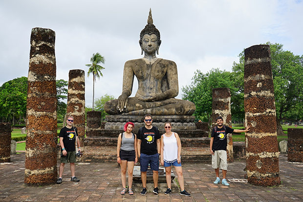 Visitando las Ruinas de Sukhothai en Tailandia